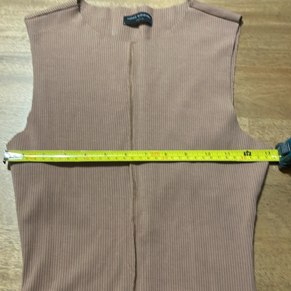 Naked wardrobe Brown ribbed tank dress - Picture 9 of 10